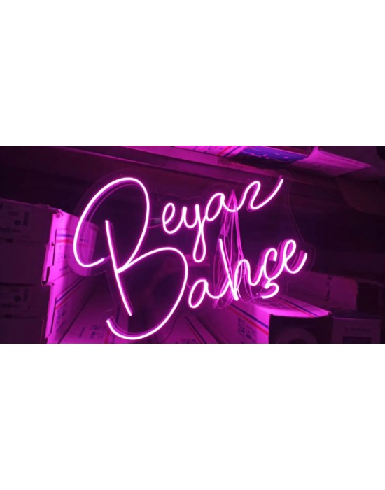 Beyaz Bahçe Neon Led